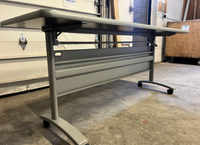 Mahogany Laminate Flip-Top Training Table