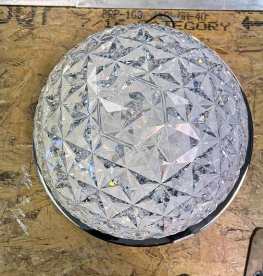 Artika Carat 13-inch 1-light Chrome Dimmabel Integrated LED Ceiling Flushmount Light Fixture