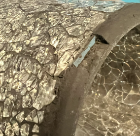 Black Silver Mirror Mosaic Lamp