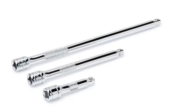 Husky 3/8-inch Drive Wobble Extension Set (3-Piece)
