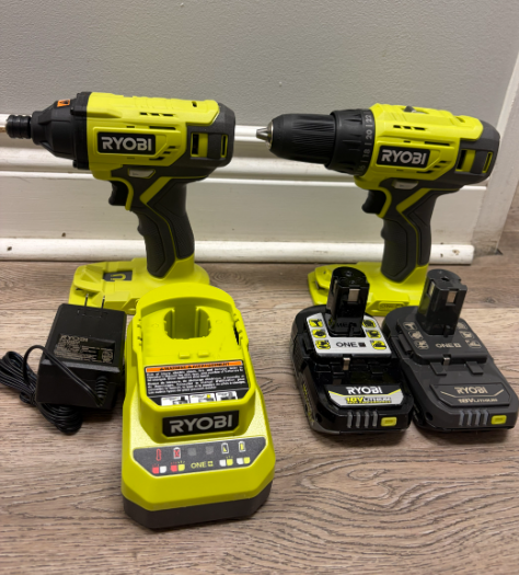 RYOBI 18V ONE HP Brushless Cordless Hammer Drill & Impact Driver Kit