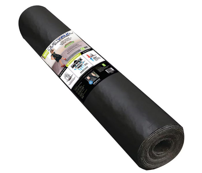 QuietWalk 100 Sq Ft Premium Sound & Moisture Barrier Underlayment for Luxury Vinyl Plank Flooring
