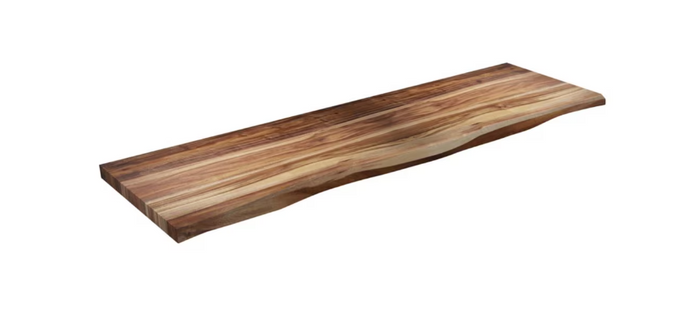 CenterPointe 96 in. / 8' Live Edge Acacia Countertop