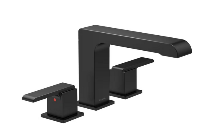 Delta 16-inch Ara Roman Tub Trim in Matte Black (Valve Sold Separately)