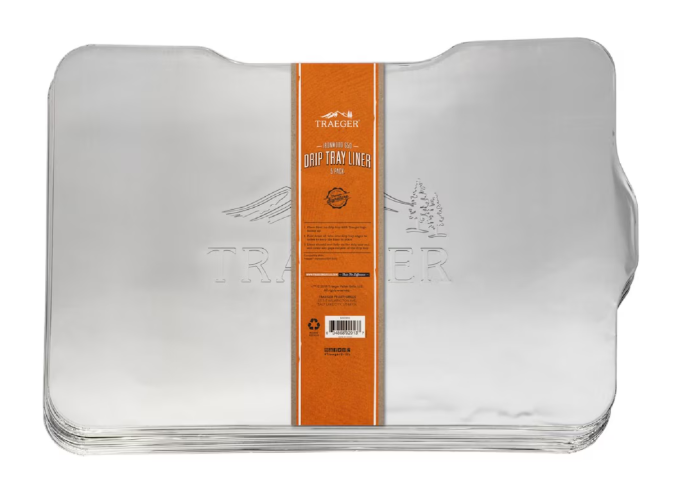 Traeger Drip Tray Liner for Ironwood 885 (5-Pack)