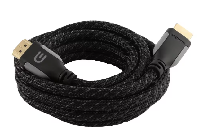 Commercial Electric 6 ft. Black Deluxe HDMI to HDMI Cable Supports Ports 2.0 Version