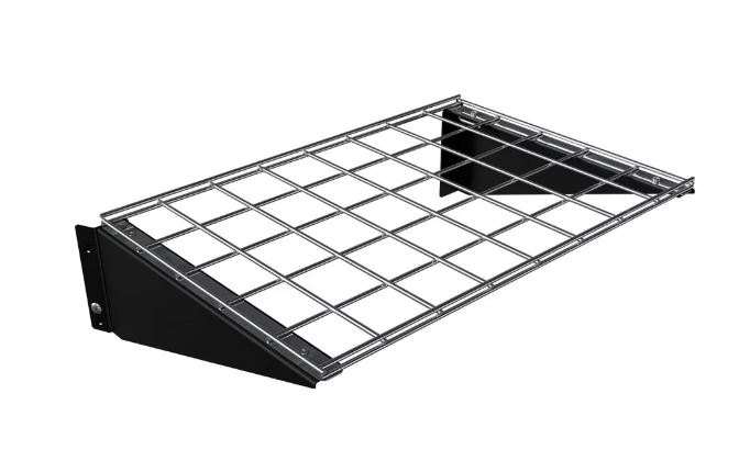 Husky 12-inch W x 18-inch D Metal (Steel) Yard Tool Rack for Customizable Shelving Unit