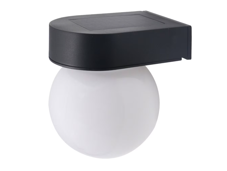 20‑Lumen Solar LED Wall Light with Warm White Light (2‑Pack)