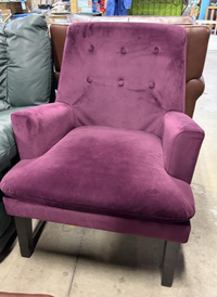 Purple Velvet Chair