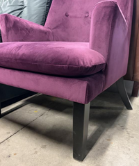 Purple Velvet Chair