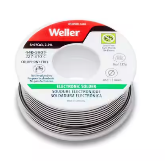 Electrical Solder Wire 1.6mm/0.063 in. 227g/8 oz.