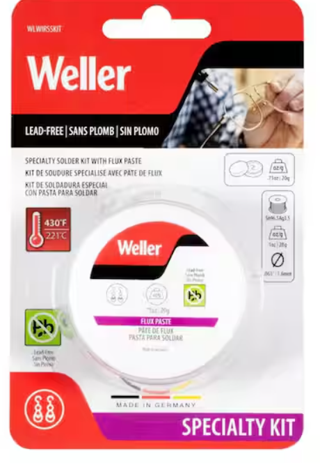 Specialty Solder Kit with Flux Paste, 20g/0.71 oz.