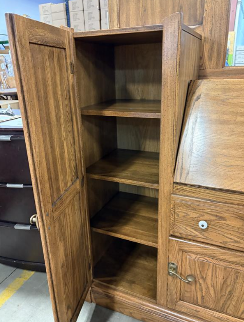 67" Walnut Wardrobe