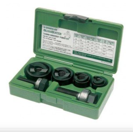 Greenlee 7235BB Slug Buster Manual Knockout Set
