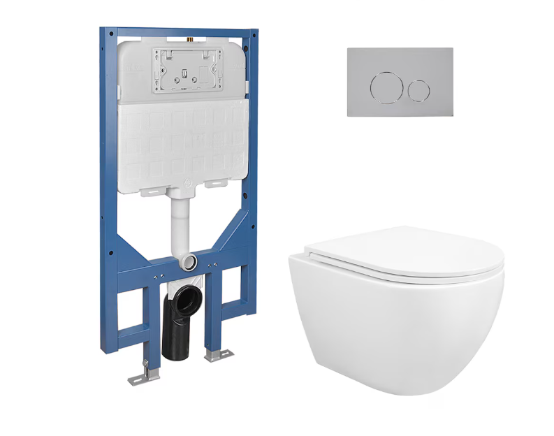DeerValley Liberty 4/6L Dual Flush Right Height Elongated Toilet DV-1F0070-CF