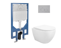 DeerValley Liberty 4/6L Dual Flush Right Height Elongated Toilet DV-1F0070-CF