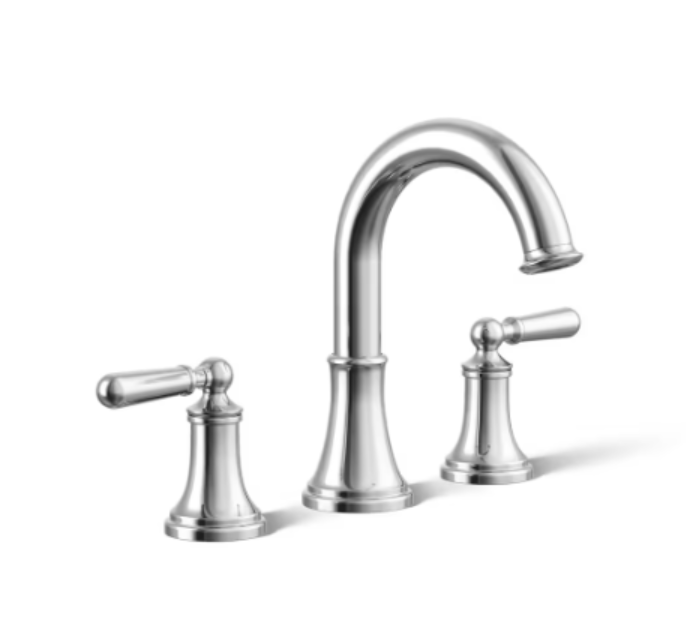 Capilano 8-Inch Widespread Bathroom Sink faucet in Polished Chrome