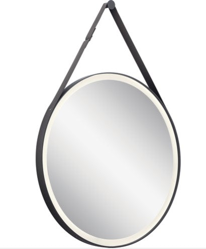 Elan Matte Black Wall Mirror