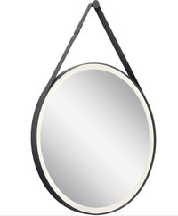 Elan Matte Black Wall Mirror