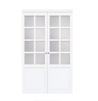 TRUporte 48" x 80" White 2 Pivot Door