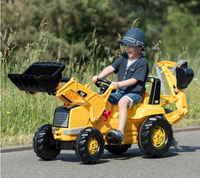 CAT Front Loader With Backhoe Pedal Tractor