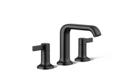 KOHLER Ashan 8-inch Widespread 2-Handle Bathroom Sink Faucet in Black