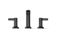 KOHLER Ashan 8-inch Widespread 2-Handle Bathroom Sink Faucet in Black