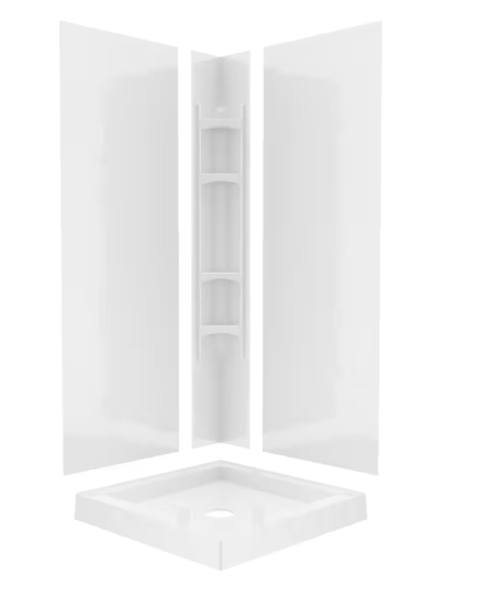 MAAX Mediterranean Corner Shower Kit