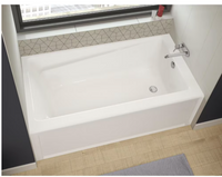 MAAX New Town IFS 60L x 32W x 20H Acrylic Rectangular Alcove Bathtub