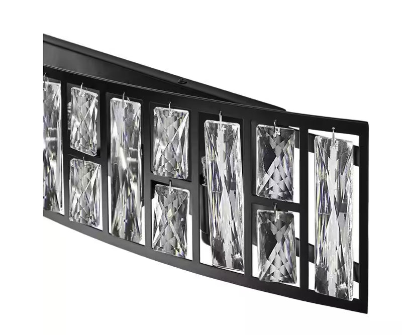 1-Light Wall Sconce in Modern Black, 34980-HBB