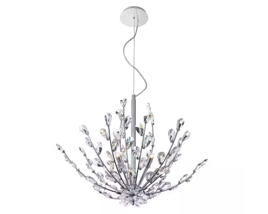 1-Light Pendant in Elegant Silver, 28714-HB