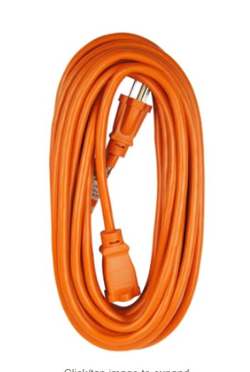 HDX 40 ft. 1-Outlet 16 Gauge Light Duty 13 Amp Indoor/Outdoor Extension Cord, Orange