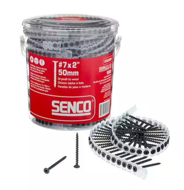 #7 x 2 in. Collated Screw (1,000 Pack)