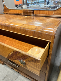 Waterfall Dresser with Mirror