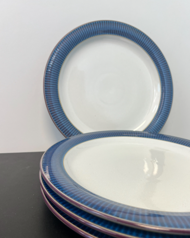 Denby Storm Plum Dinner Plates (Set of 4)