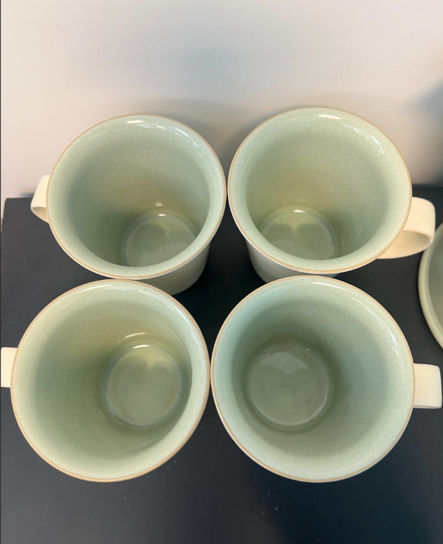 Denby Teapot Set (4 Mugs)