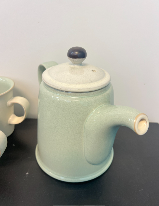 Denby Teapot Set (4 Mugs)