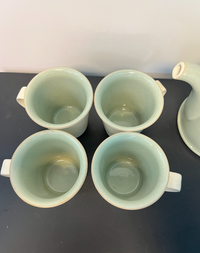 Denby Teapot Set (4 Mugs)