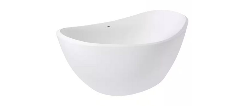 75 x 35 in Acrylic Freestanding Bathtub