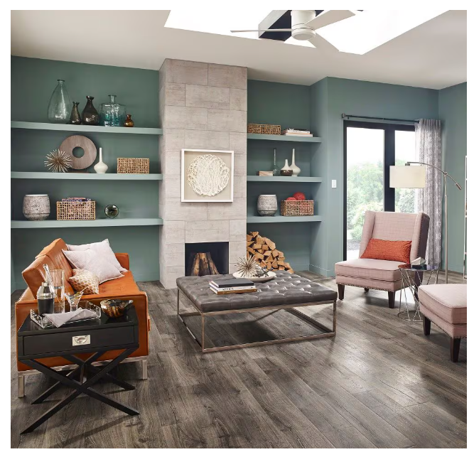 Pewter Oak Laminate Flooring (19.63 sq. ft.)