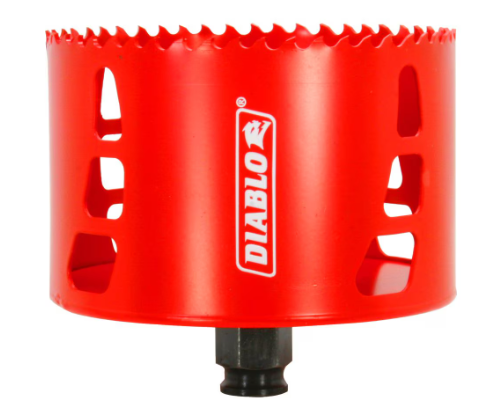 Diablo 4" Bi-Metal Hole Saw with 2-3/8 in. Cutting Depth for Wood/Metal Cutting