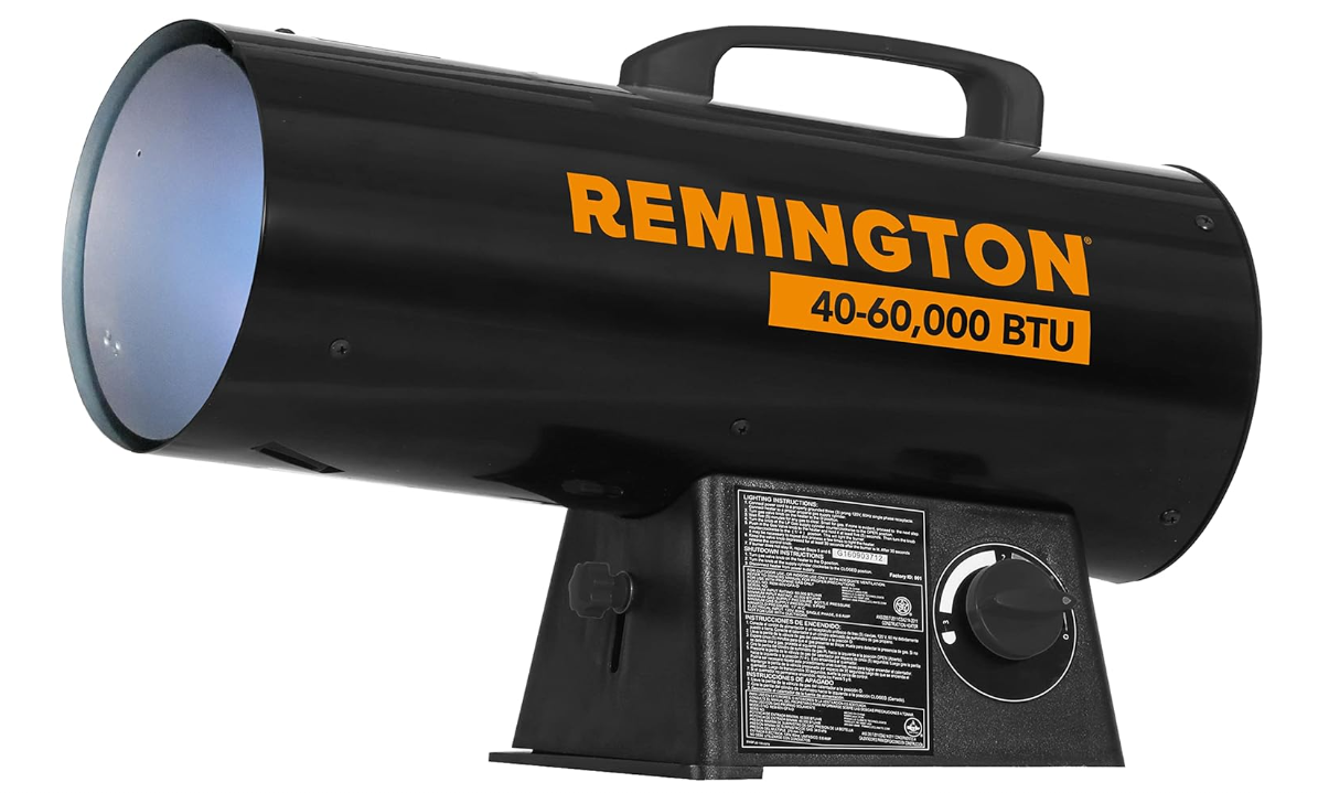 Remington 60,000 BTU LP Propane Forced Air Heater with Variable Output