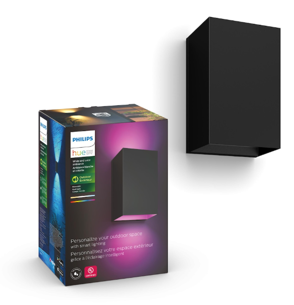 Philips HUE LED Resonate White and Color Ambiance Outdoor Wall Lantern