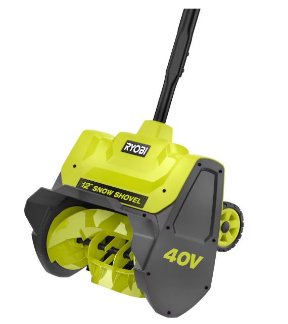 RYOBI 40V Cordless 12-inch Wheeled Snow Shovel