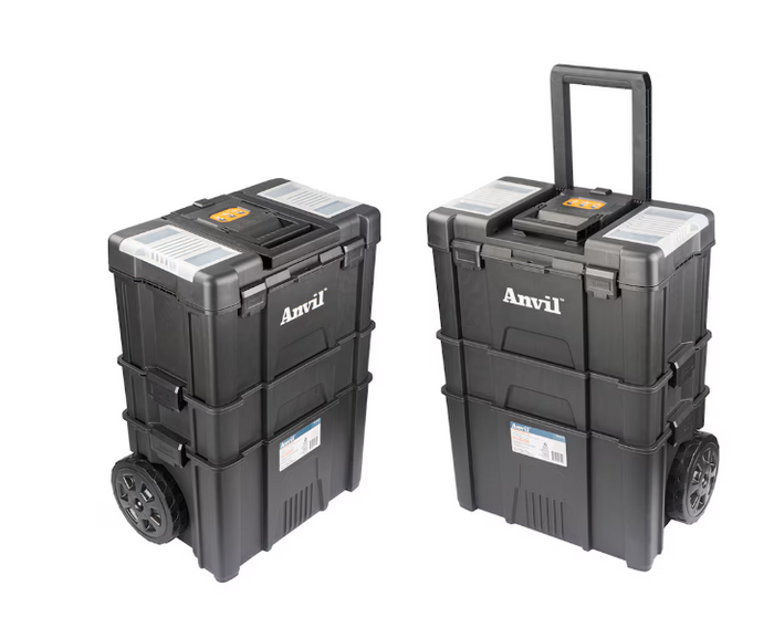 Anvil 3-in-1 Stackable Rolling Tool Box