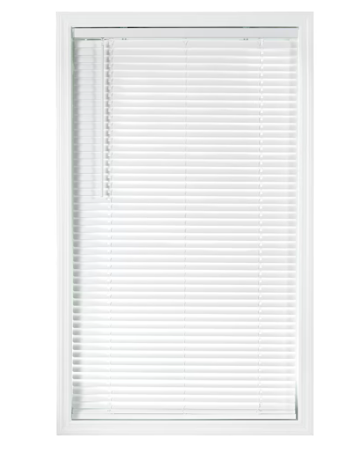 StyleWell 36 in. Cut to Width x 48 in. L , 1-3/8 in. Blind Slat W Room Darkening Cordless Vinyl Window Blinds