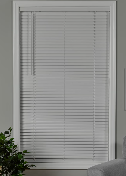 StyleWell 36 in. Cut to Width x 48 in. L , 1-3/8 in. Blind Slat W Room Darkening Cordless Vinyl Window Blinds