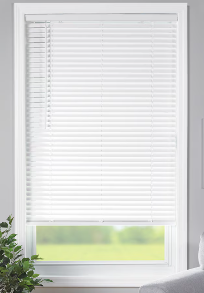 StyleWell 36 in. Cut to Width x 48 in. L , 1-3/8 in. Blind Slat W Room Darkening Cordless Vinyl Window Blinds