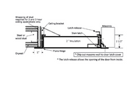 12" x 12" Fire-Rated Insulated Access Door with Flange - - White