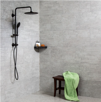 Palisade Wind Gust Vinyl 0.2" x 25.6" x 14.8" Waterproof Wall Tile, 42 sq ft